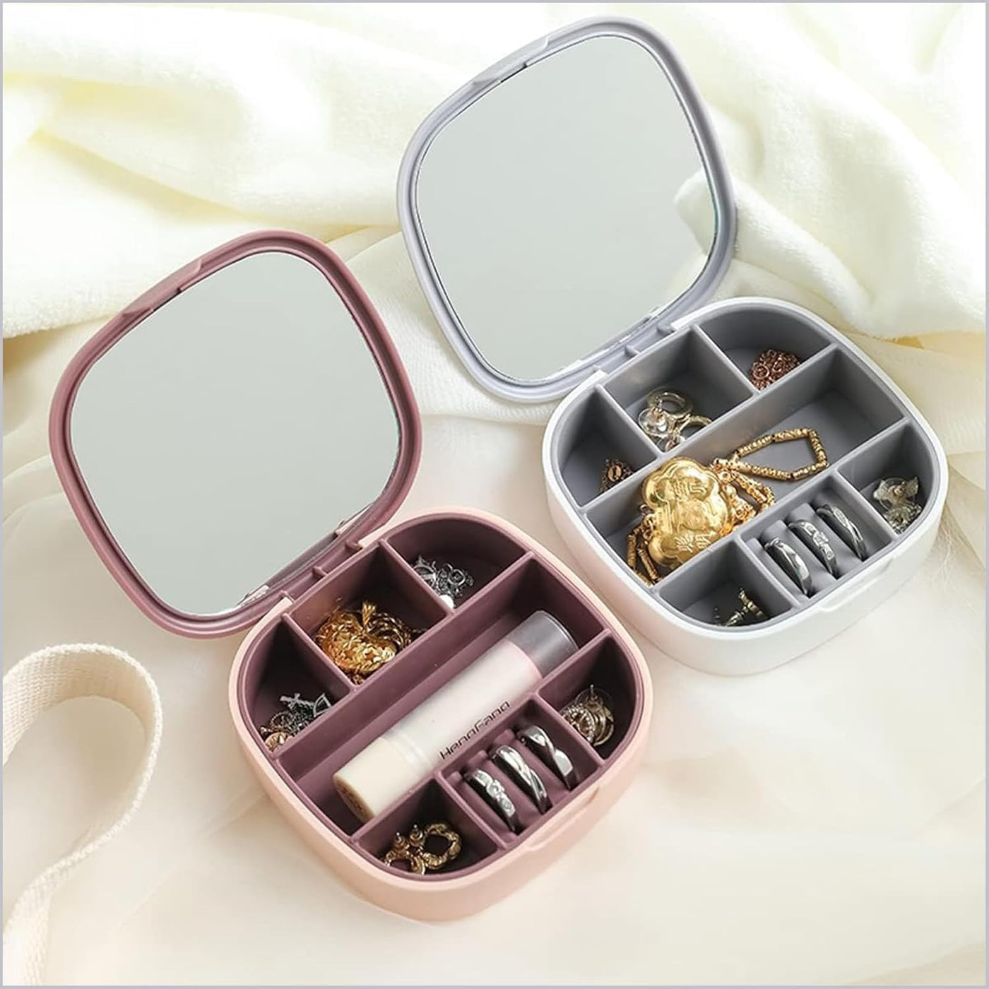Small Jewellery Box, Jewellery Box, Portable Jewellery Box, Girls' Earrings