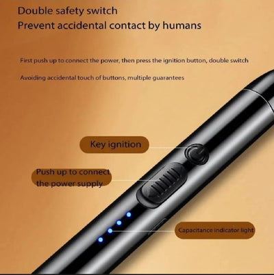 360° USB Rechargeable Plasma Arc Lighter 🔥