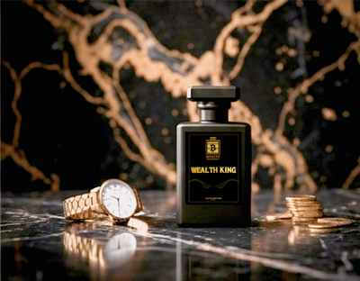 WEALTH KING – Elite Luxury Eau De Parfum for Men | High-End Signature Scent of Power, Royalty & Success