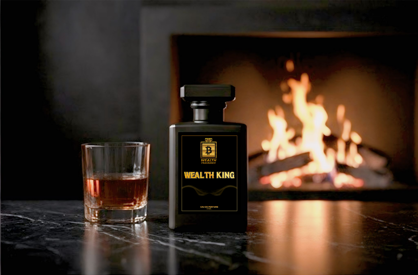 WEALTH KING – Elite Luxury Eau De Parfum for Men | High-End Signature Scent of Power, Royalty & Success