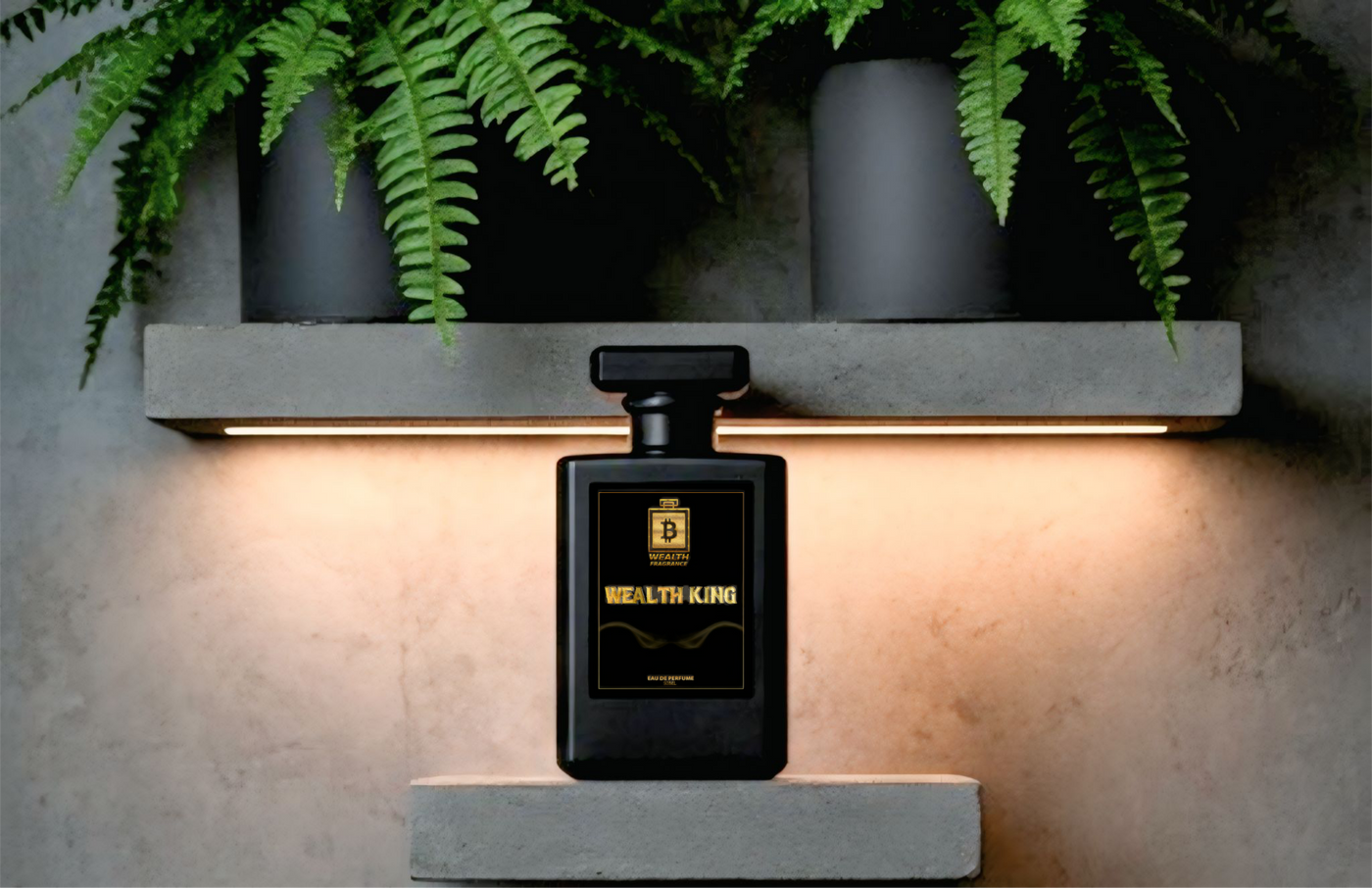 WEALTH KING – Elite Luxury Eau De Parfum for Men | High-End Signature Scent of Power, Royalty & Success