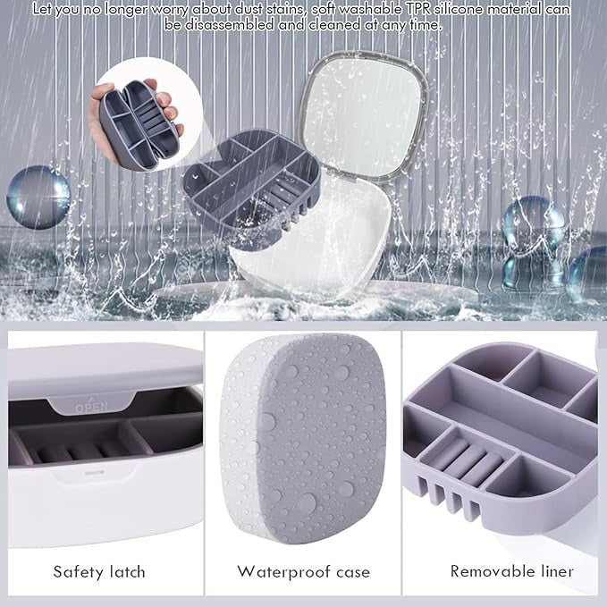 Small Jewellery Box, Jewellery Box, Portable Jewellery Box, Girls' Earrings